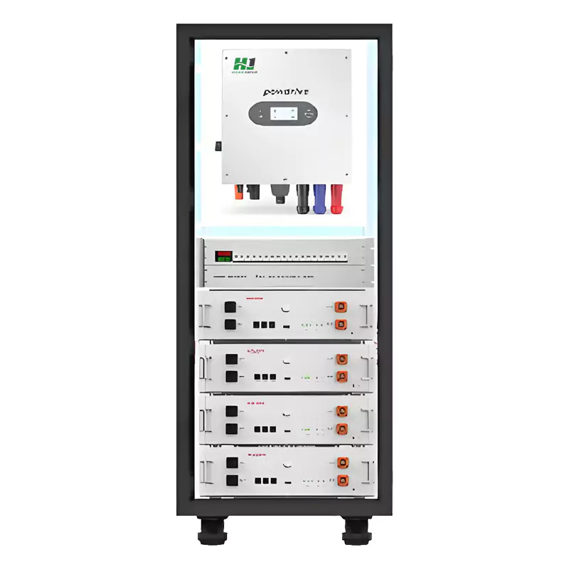 Household Solar Storage System Cabinet (Wall Mounted Inverter – Internal)
