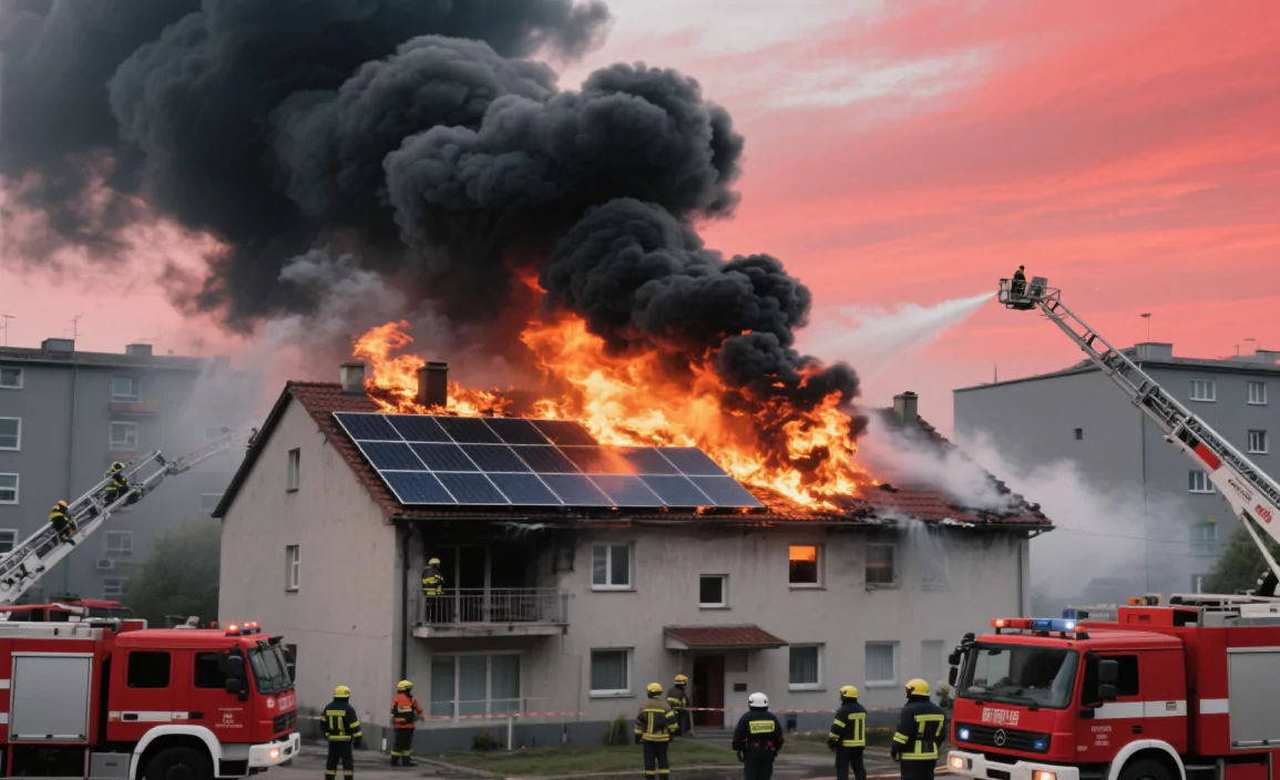 Roof-mounted solar panel safety hazards must not be overlooked!