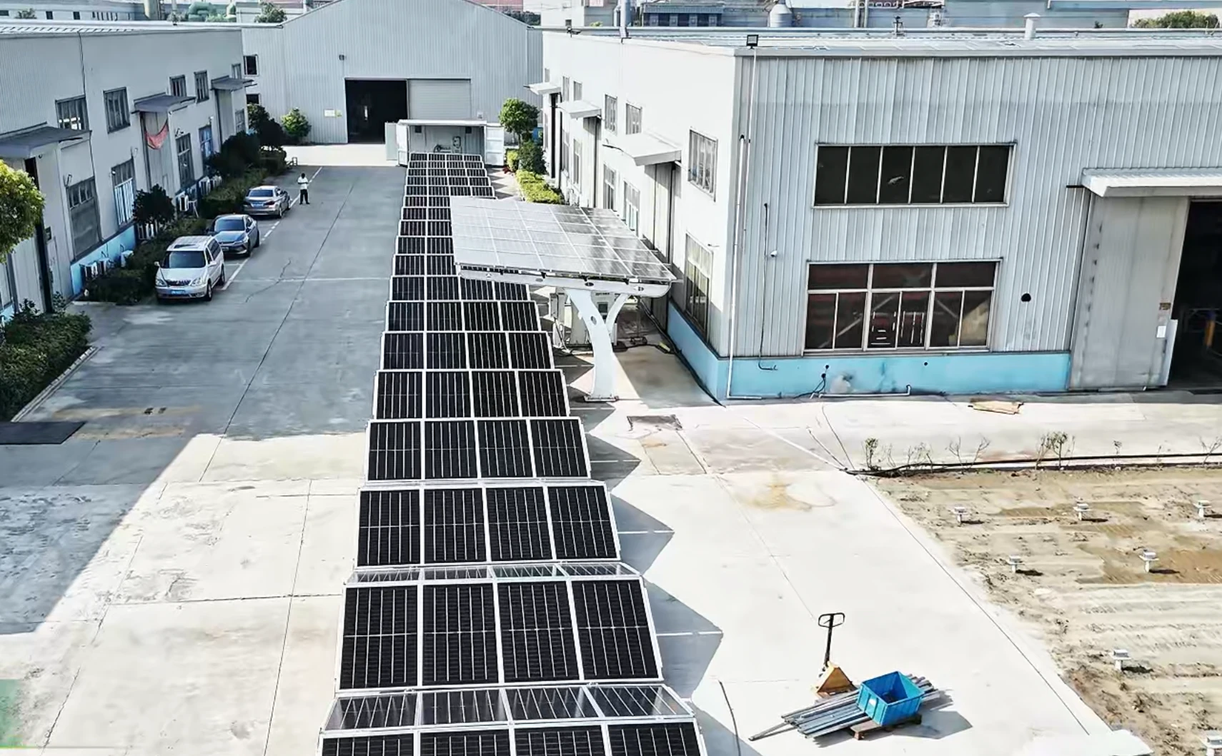 91kW 20-Foot Foldable Solar Container Project in the United States